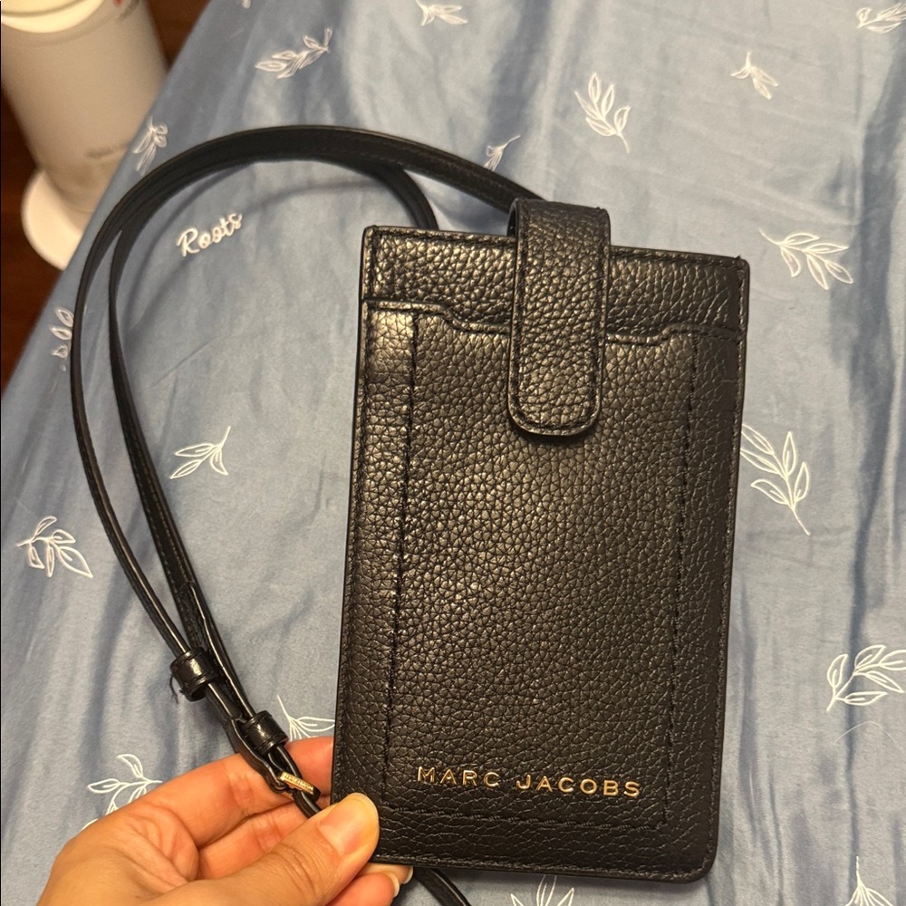 Marc Jacobs Black Crossbody Phone Bag